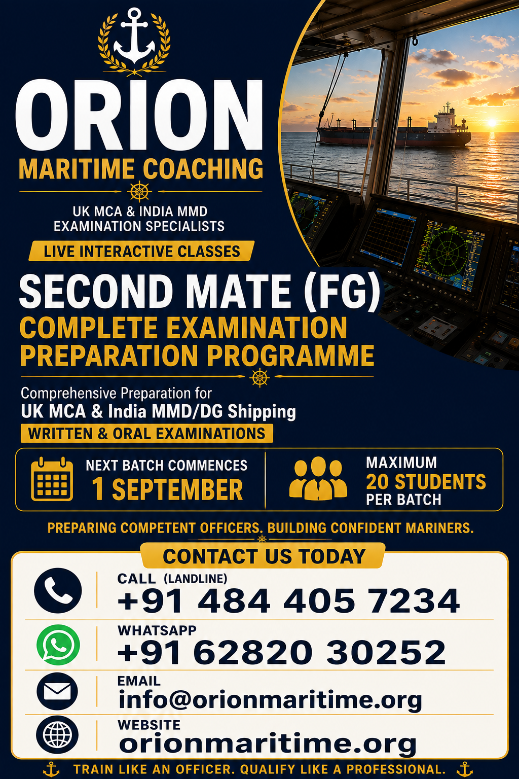 Second Mate (FG) Complete Examination Preparation Programme